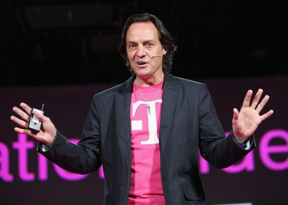 John Legere may not be couth, but he knows how to kick his corporate rivals in the pants.