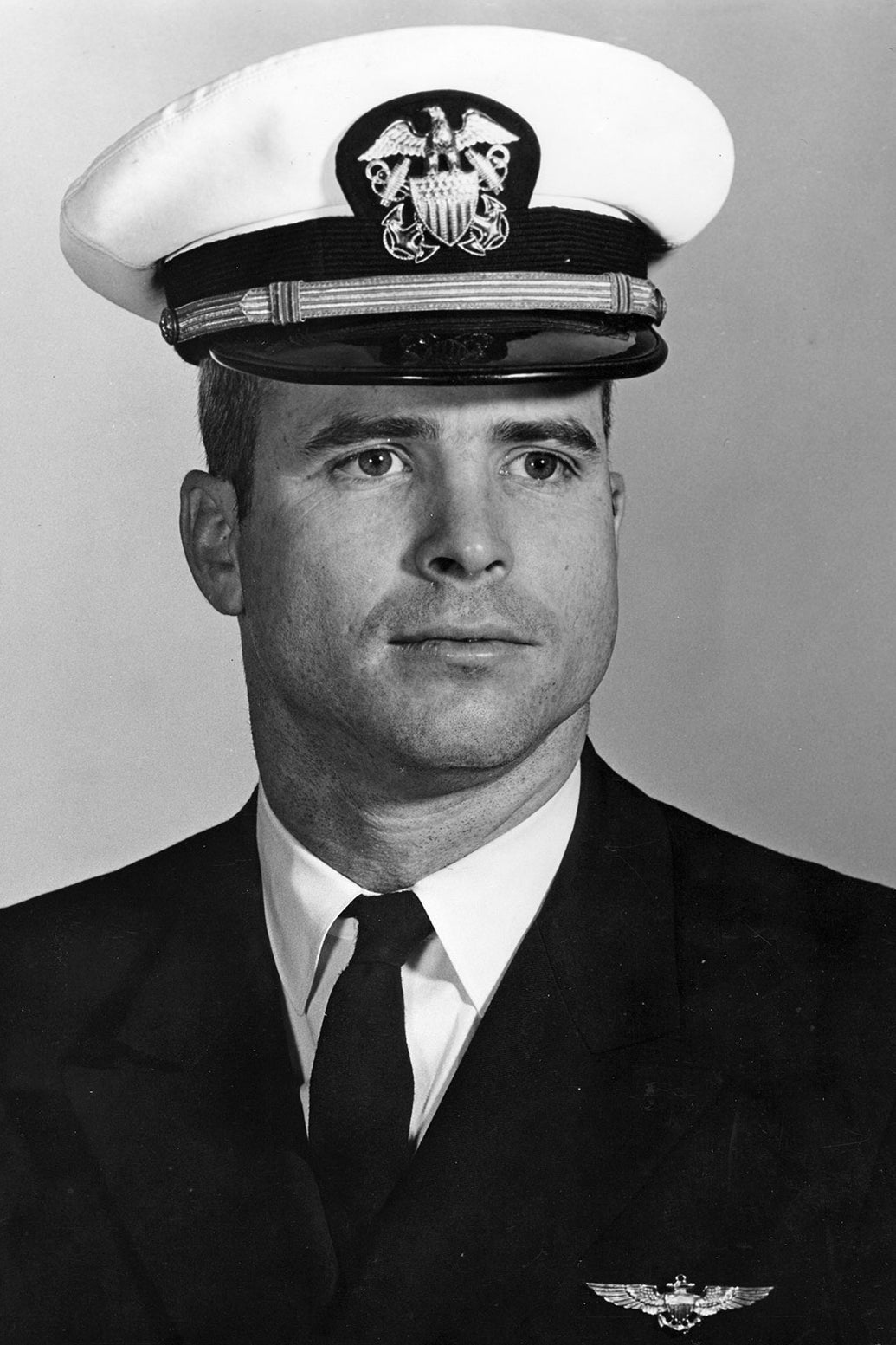 Young John McCain in uniform