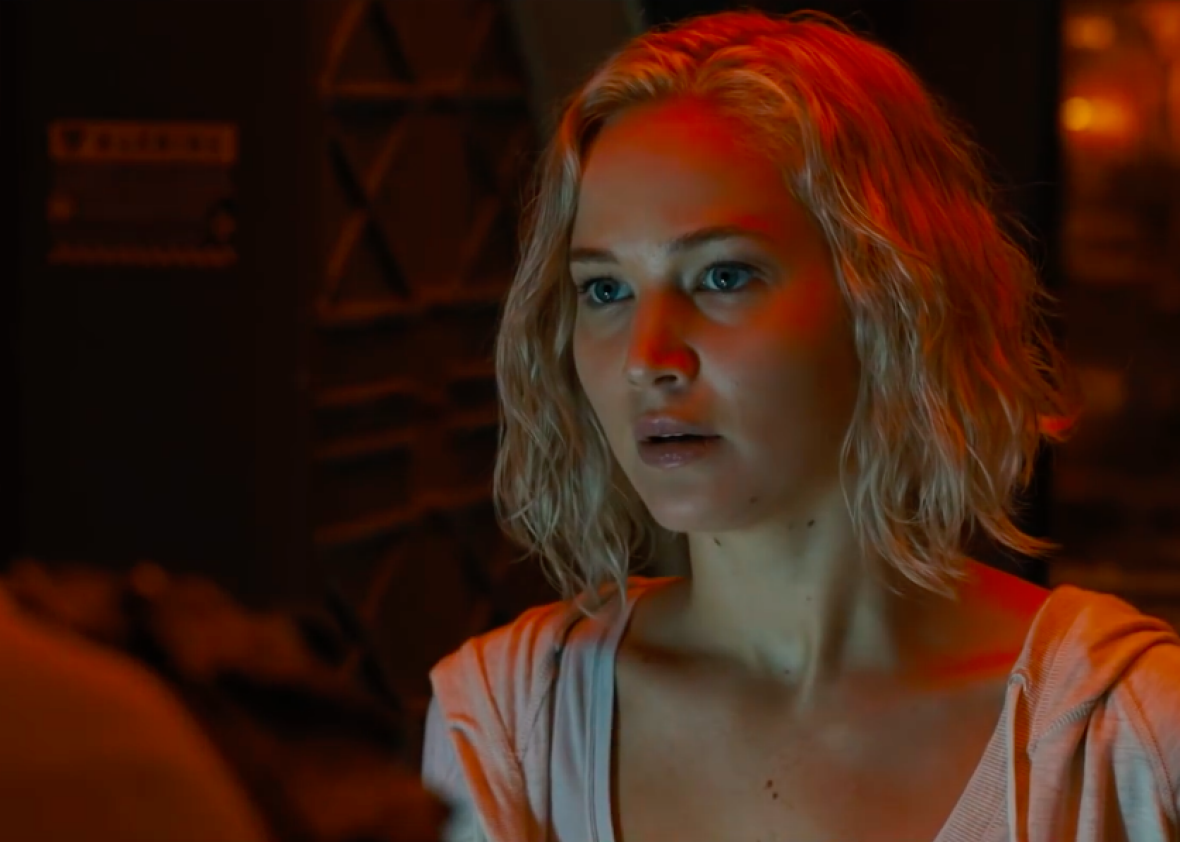 Jennifer Lawrence Is In Peril In Passenger Clips Gravity Loss And Lock Down Video 2351