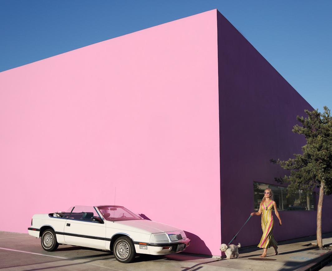 Shelby Duncan and her 1987 Chrysler, Lebaron. West Hollywood, California. September, 2013