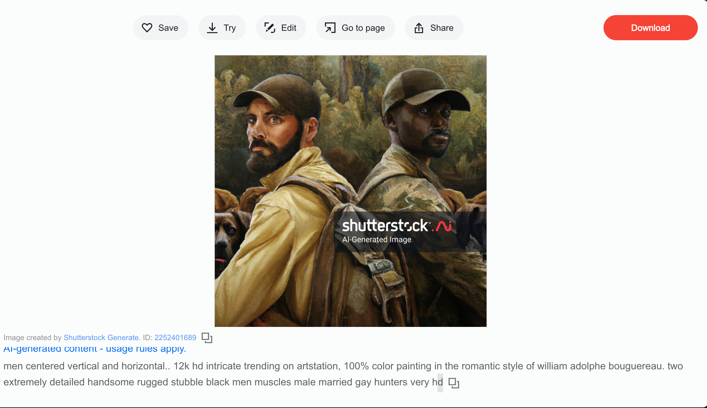 An image of two outdoorsy men, back to back.
