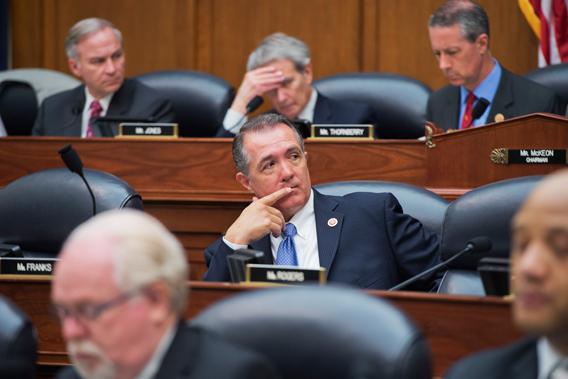 Rep. Trent Franks, R-Ariz., attends a House Armed Services Committee markup of the National Defense Authorization Act for FY2014 in Rayburn Building.