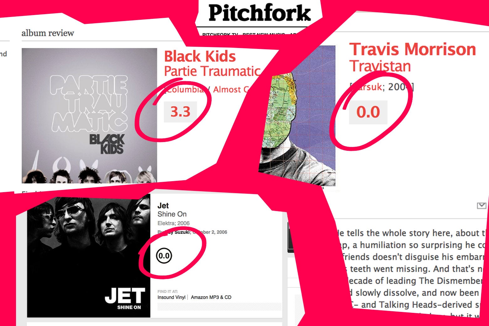 When a negative Pitchfork review could end a career.