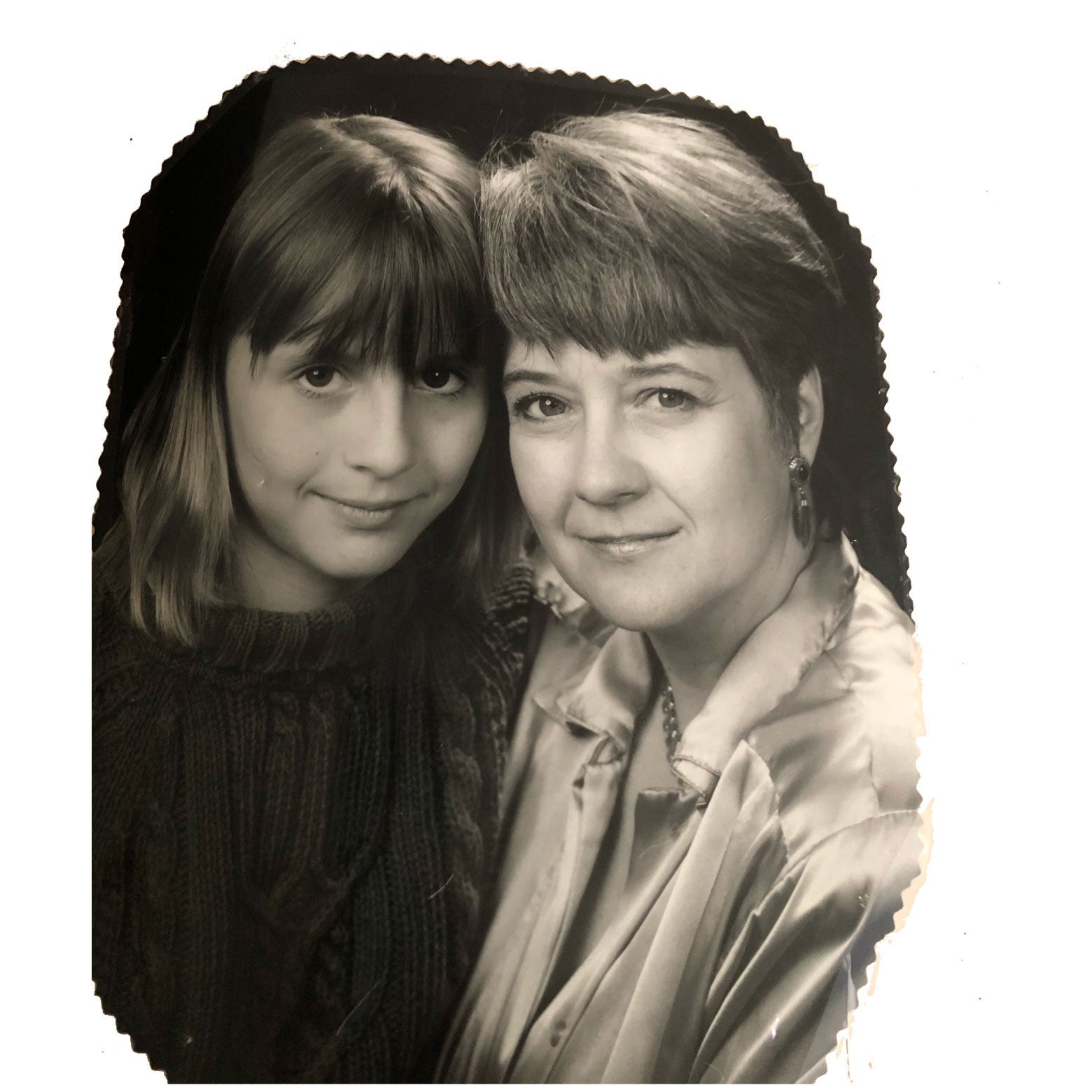 Eve Crawford Peyton as a child, with her mother.