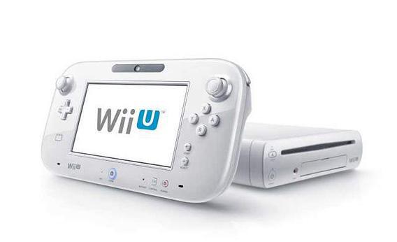A Wii U console and Wii U’s tablet-like touchscreen controller.