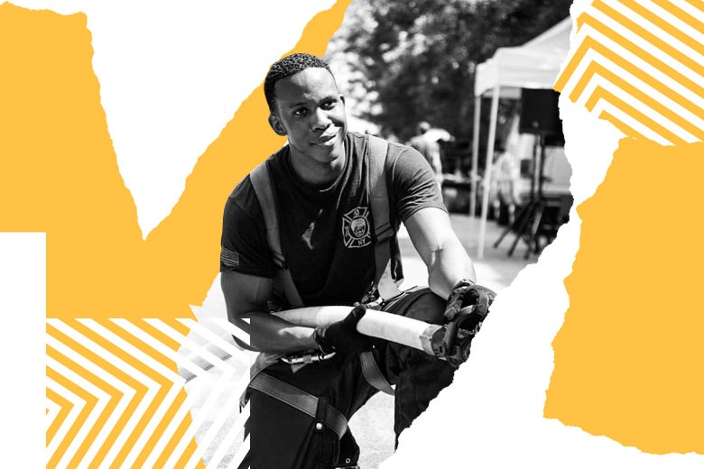 How does a firefighter do his job?