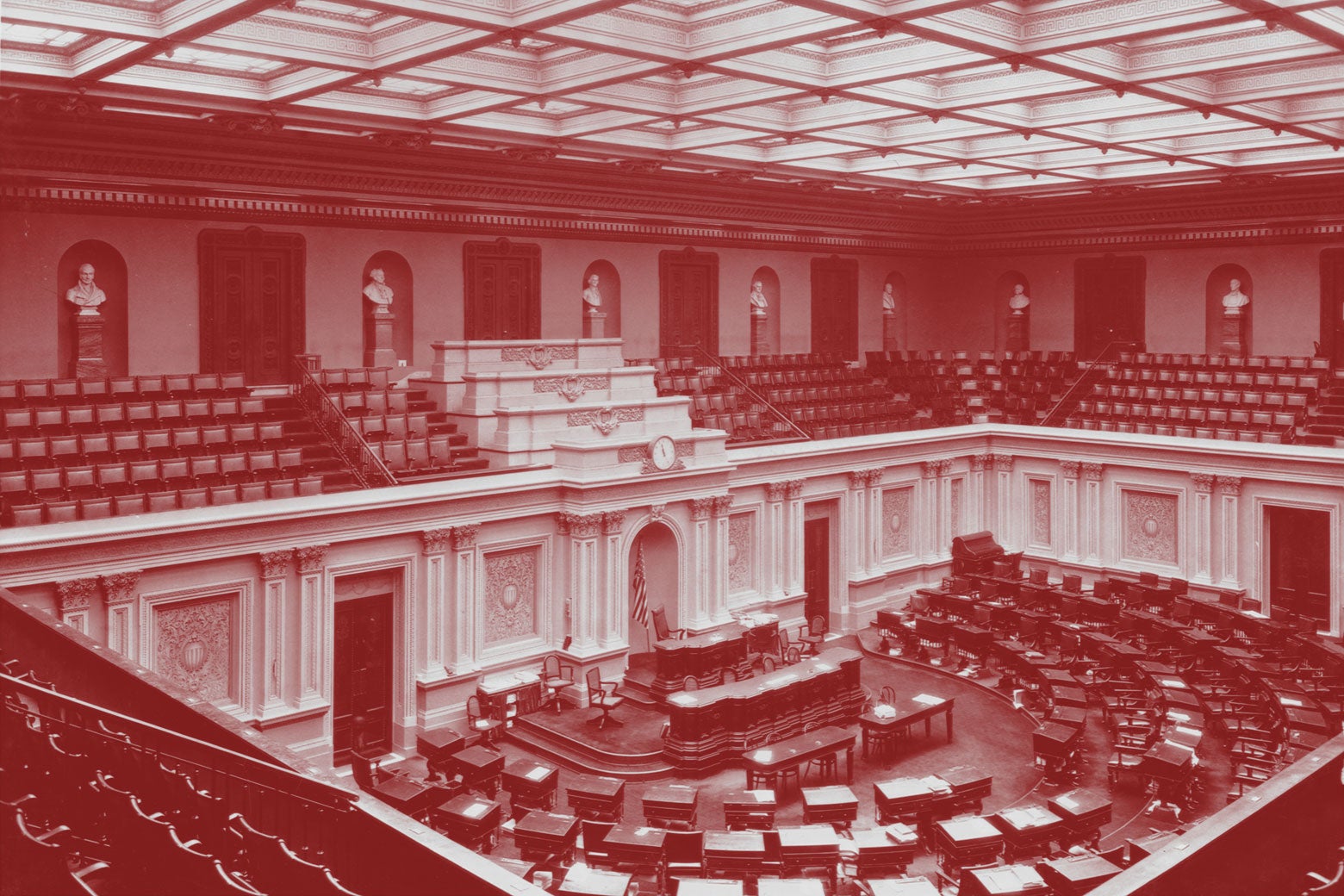 The Senate chamber in the U.S. Capitol.