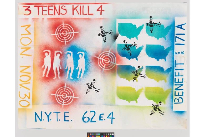 A poster for the band 3 Teens Kill 4.