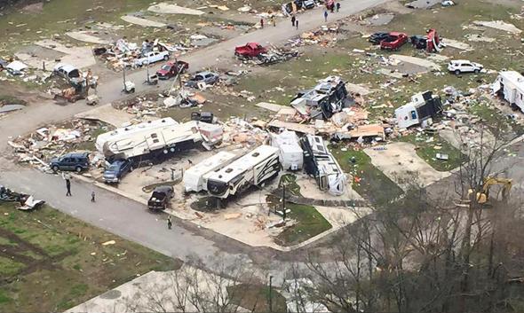 Tornado, Convent, Louisiana