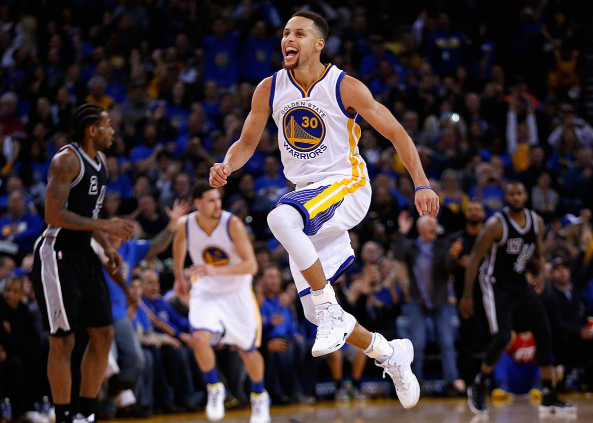 Stephen Curry in 2016 is more fun than anything, maybe ever. Well ...