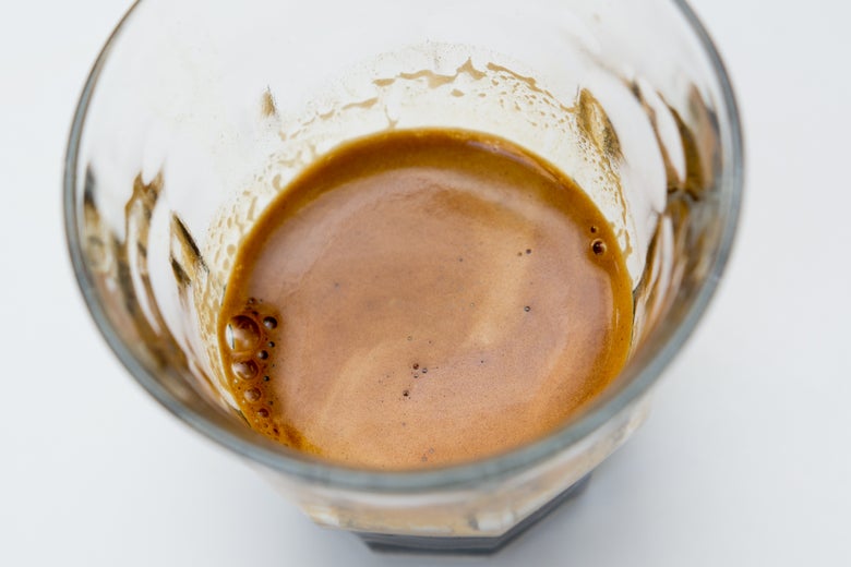 Coffee shot in glass