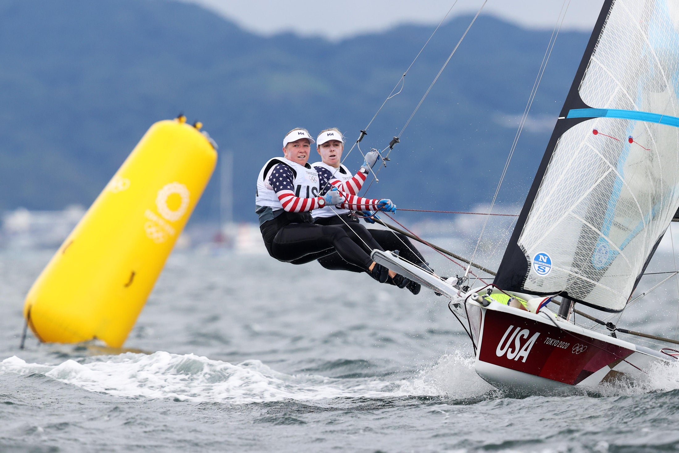 Tokyo Olympics sailing Women’s 49er FX event is the best.