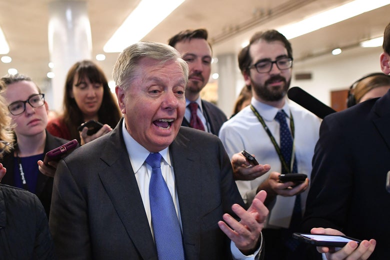 Lindsey Graham warns GOP will investigate whistleblower, Biden after impeachment trial.