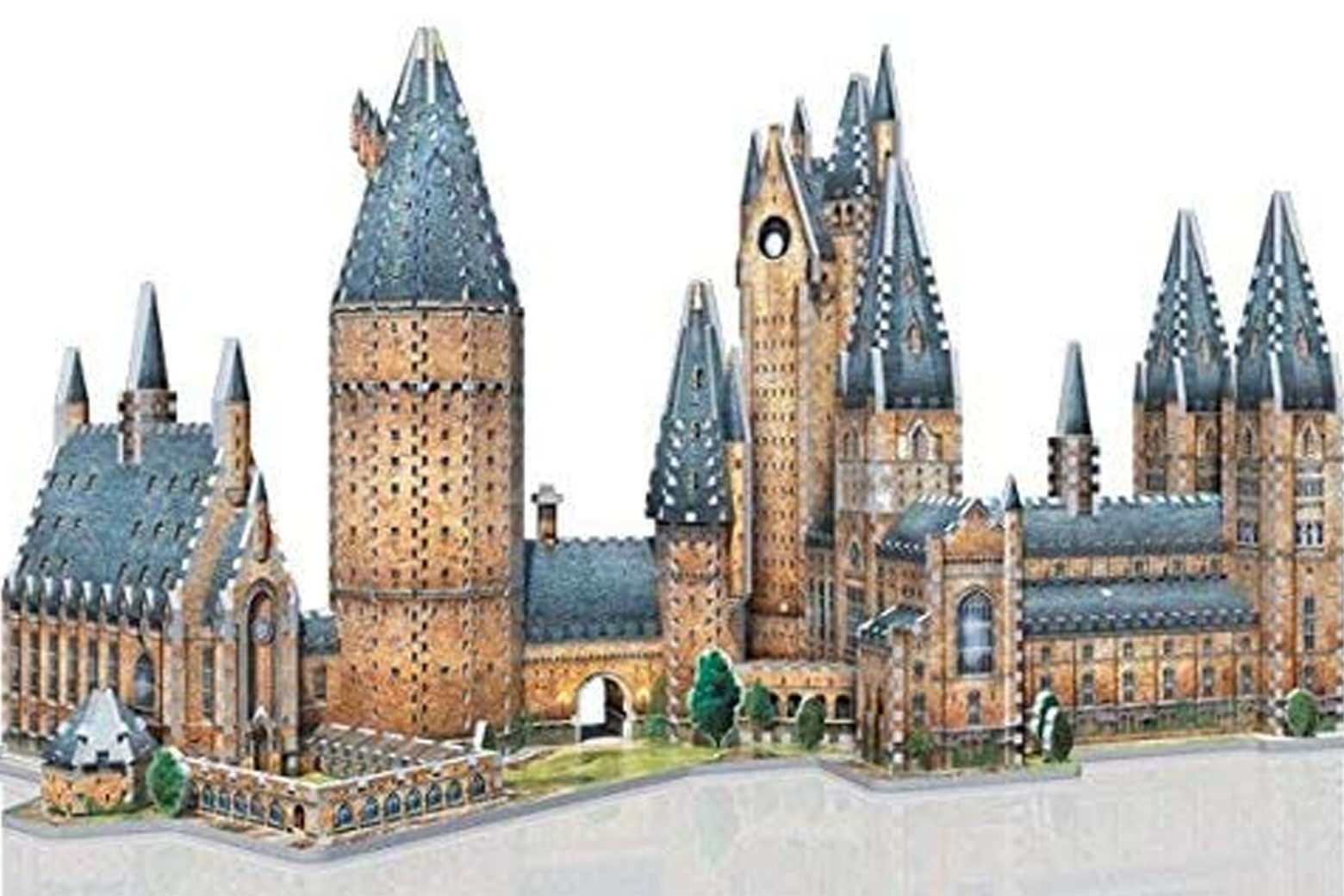 Harry Potter Hogwarts Castle Puzzle, Great Hall and Astronomy Tower