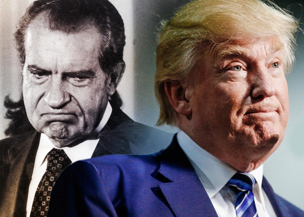 Richard Nixon, Donald Trump.