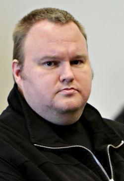 Megaupload's Kim Dotcom in a New Zealand court in February 2012.