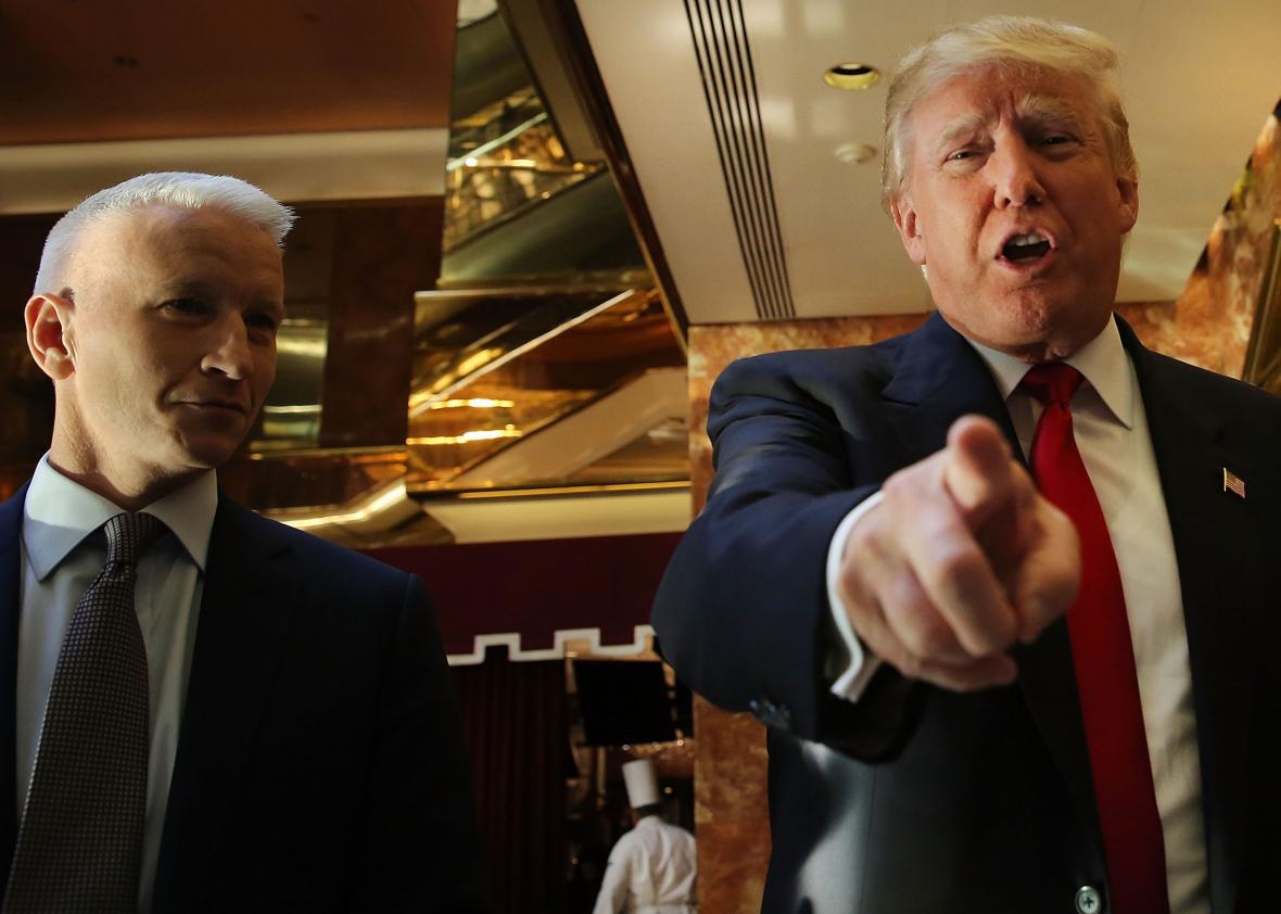 Cooper and Trump