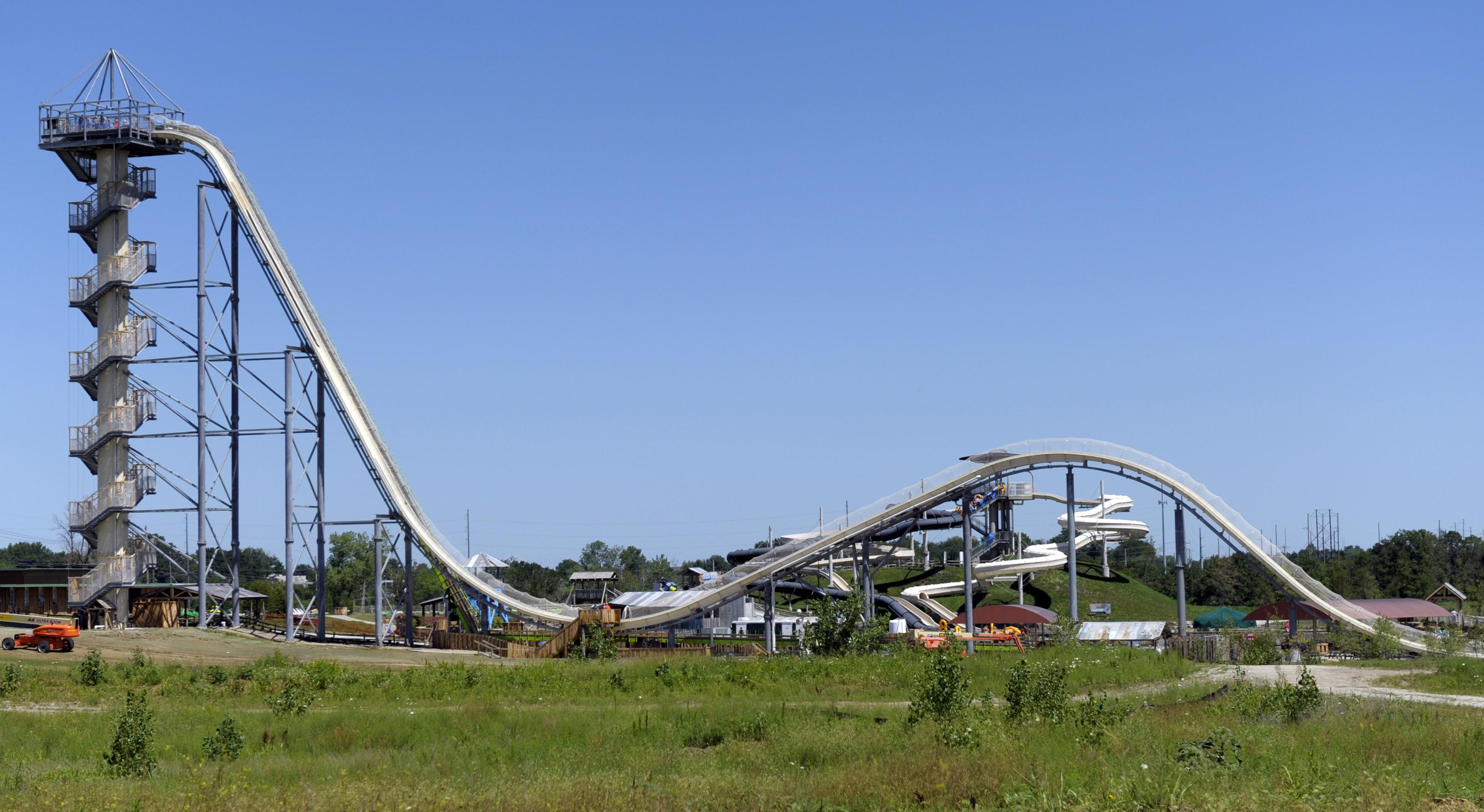 A boy died on a water slide in Kansas one of many states that