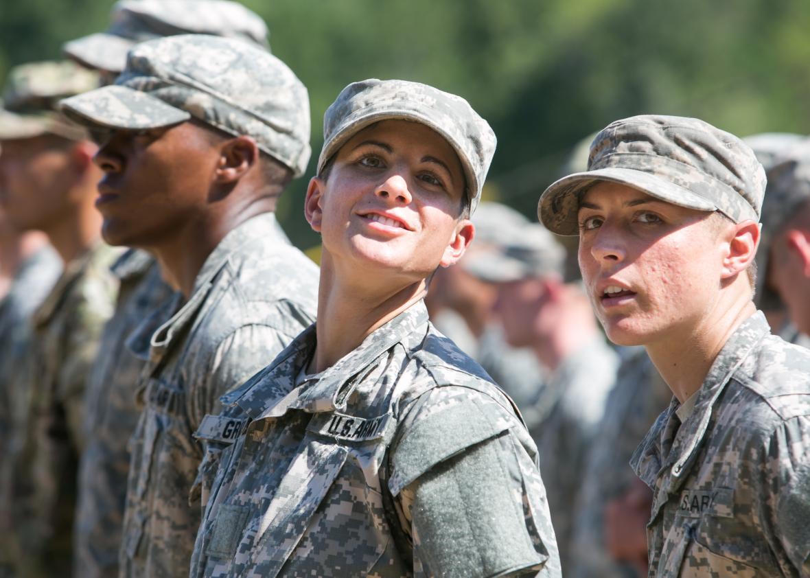 Pentagon: Women can serve in all military combat roles.