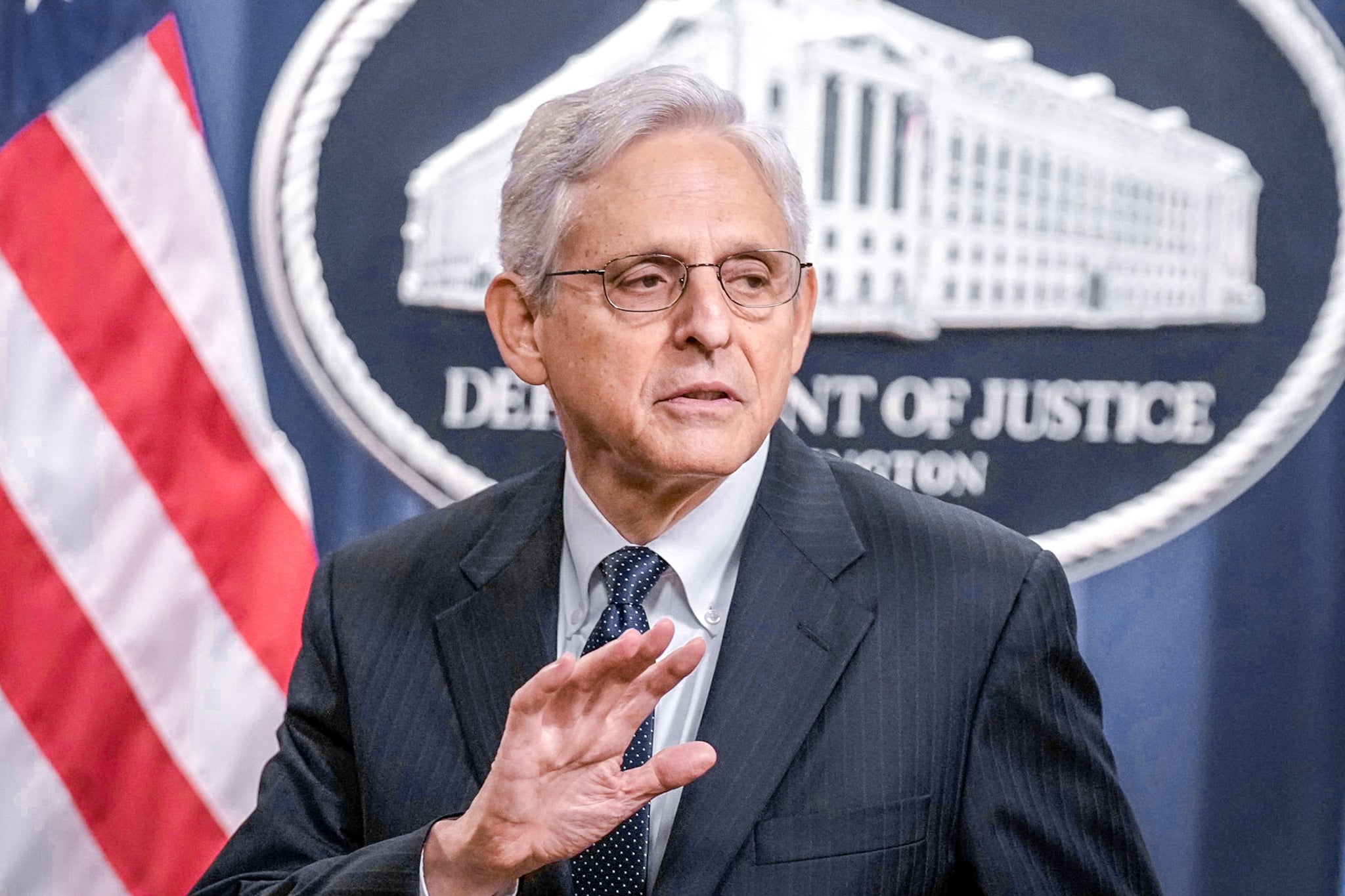 merrick-garland-press-conference-doj-motions-to-release-search-warrant