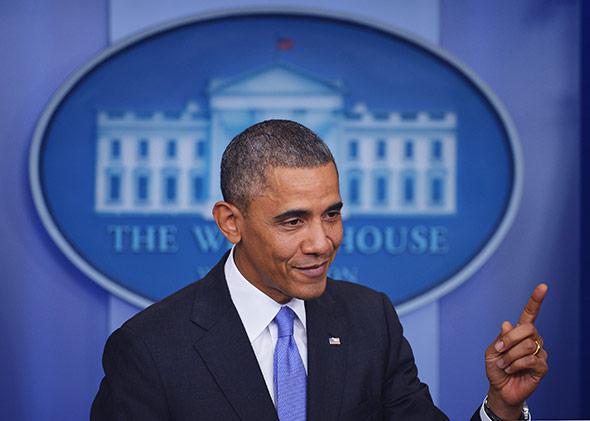 President Barack Obama speaks on the Affordable Care Act.