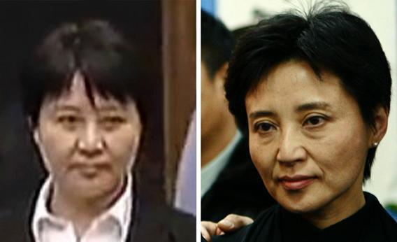 the supposed body double of Gu Kailai, the wife of Chinese politician Bo Xilai.