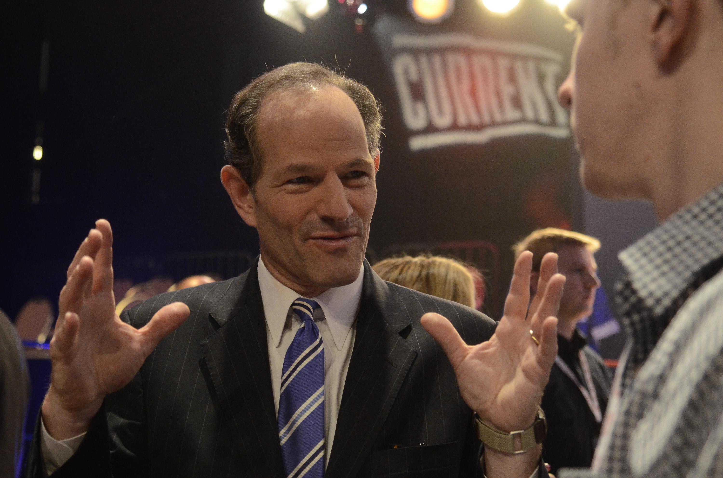 Eliot Spitzer at a 2012 press conference in New York.