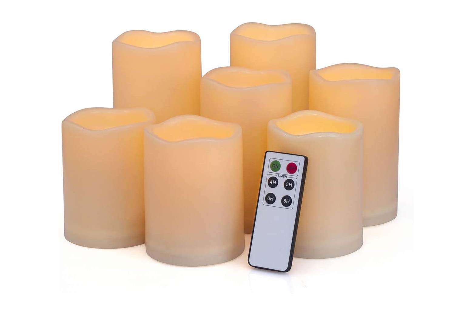 Flameless candles.