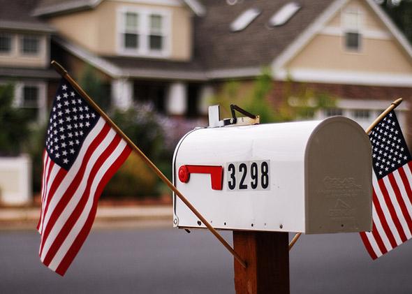 A mailbox.