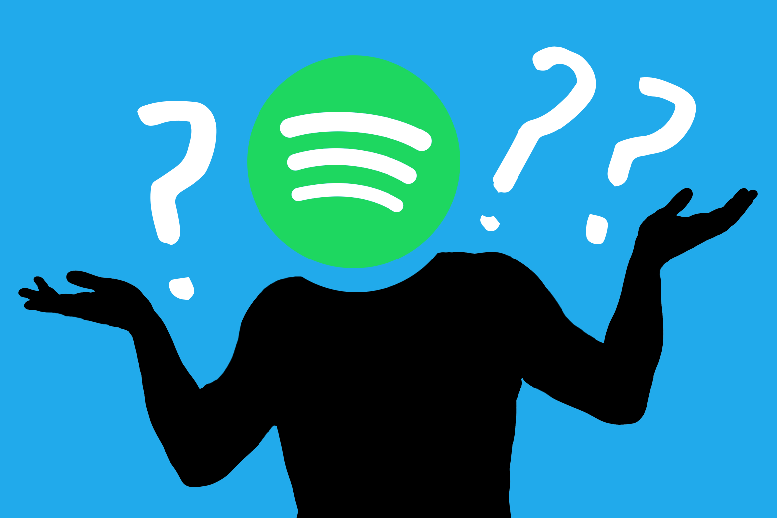 Spotify confused about its next move.