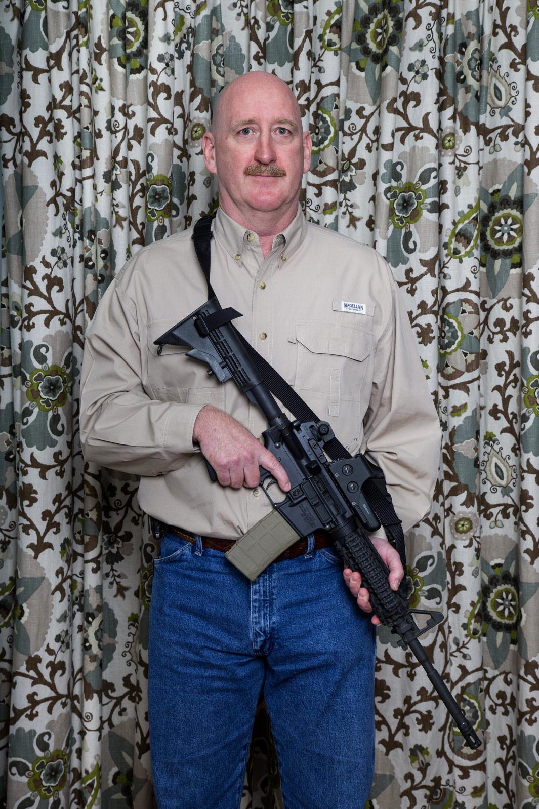 Dan Wilkins at his home on Feb. 25, 2013 in Austin, Texas.