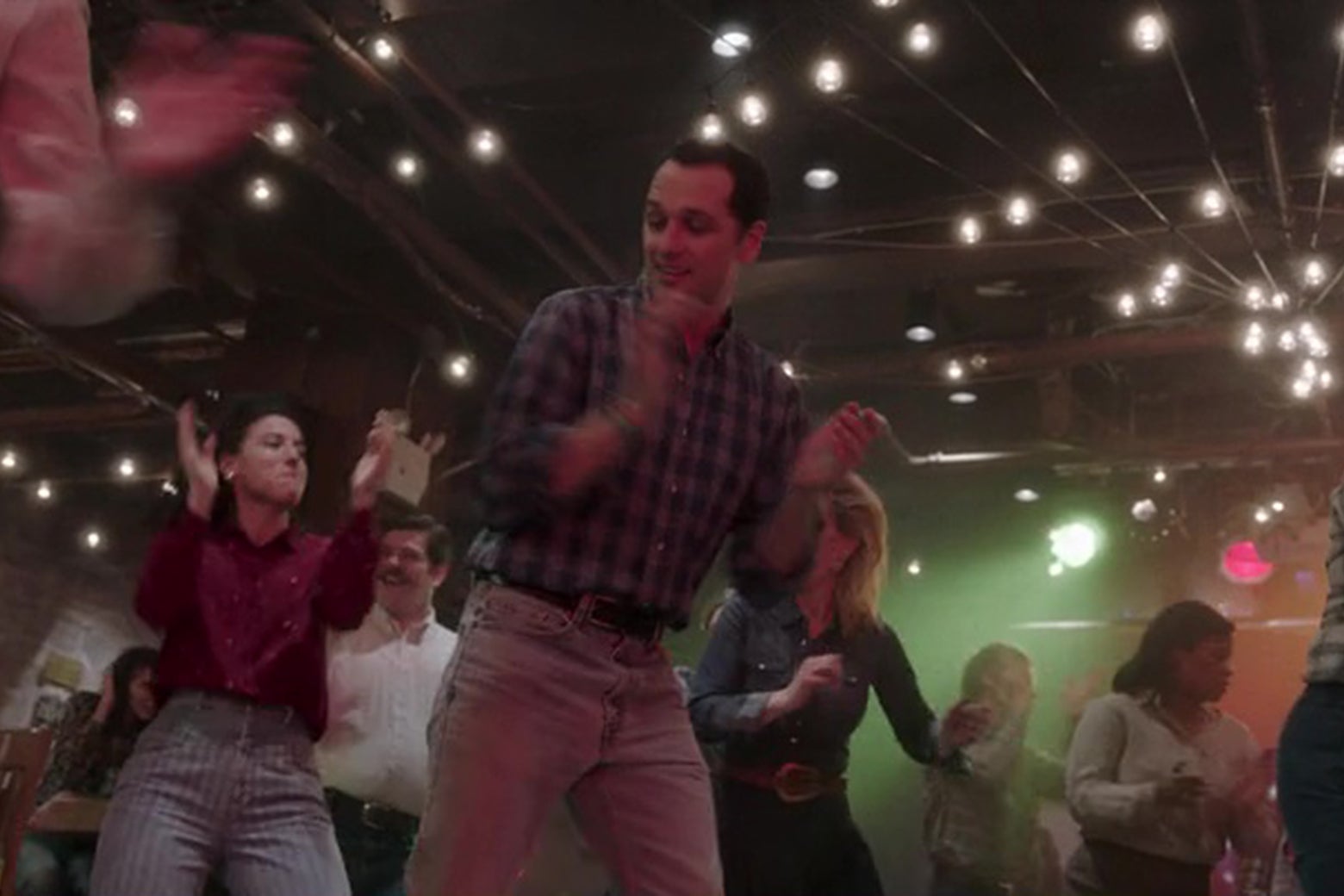 Matthew Rhys line dancing on The Americans.