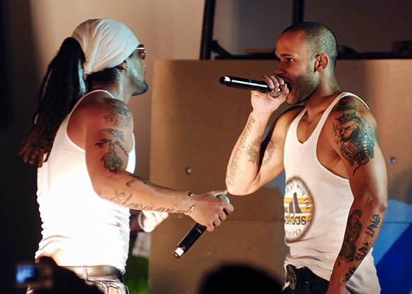 Los Aldeanos rap group and singer El B.