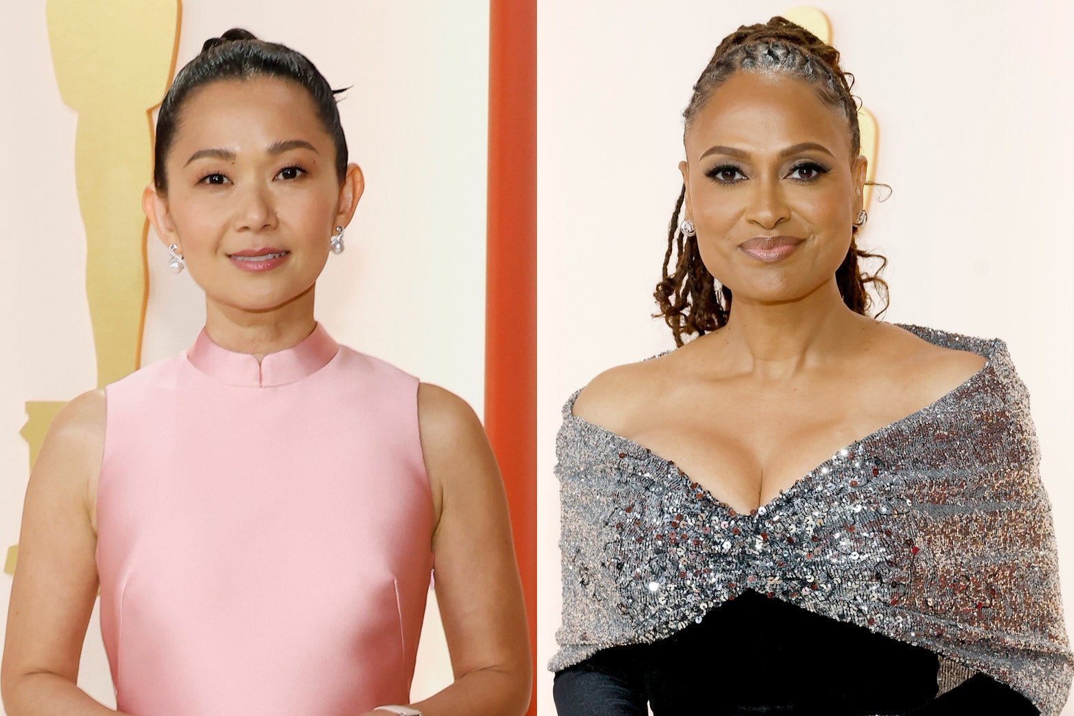 Hong Chau and Ava DuVernay at the 2023 Oscars.