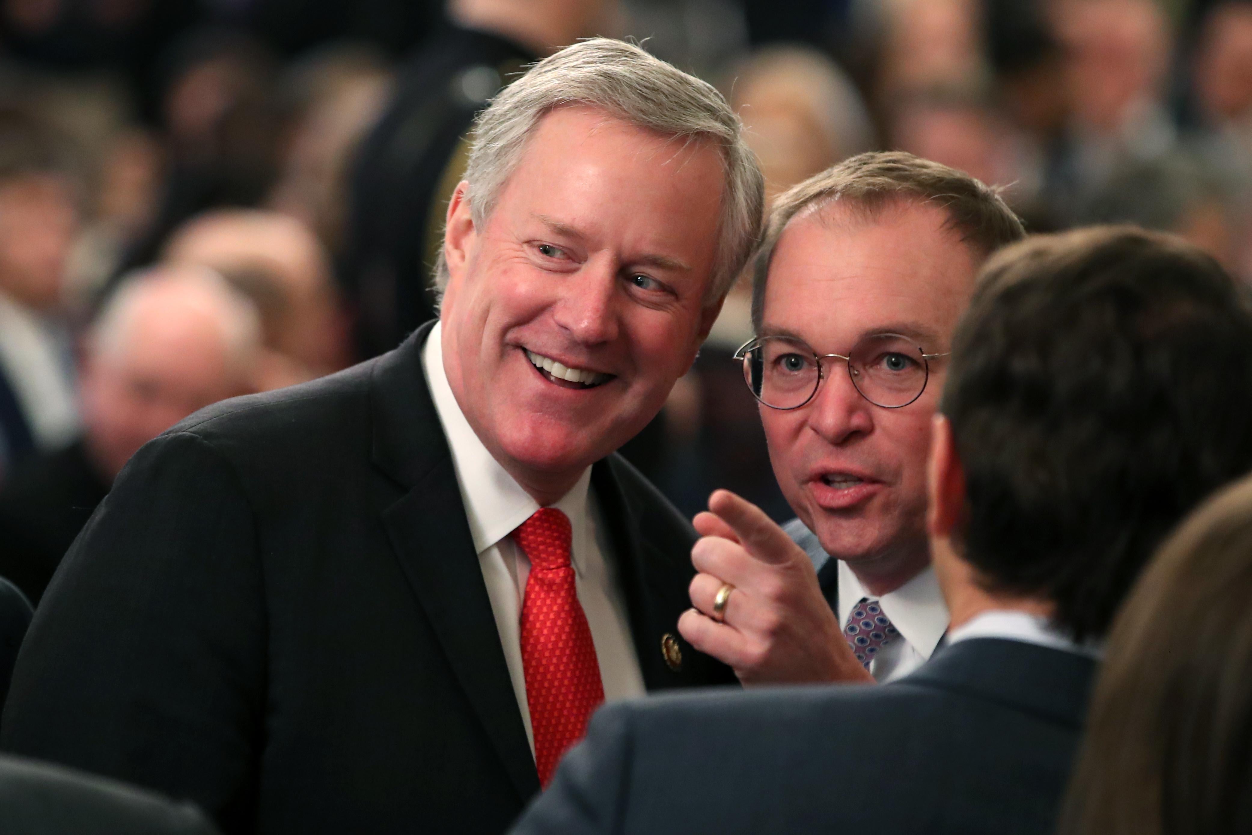 Trump Picks Mark Meadows As New White House Chief Of Staff, Ousts Mulvaney.