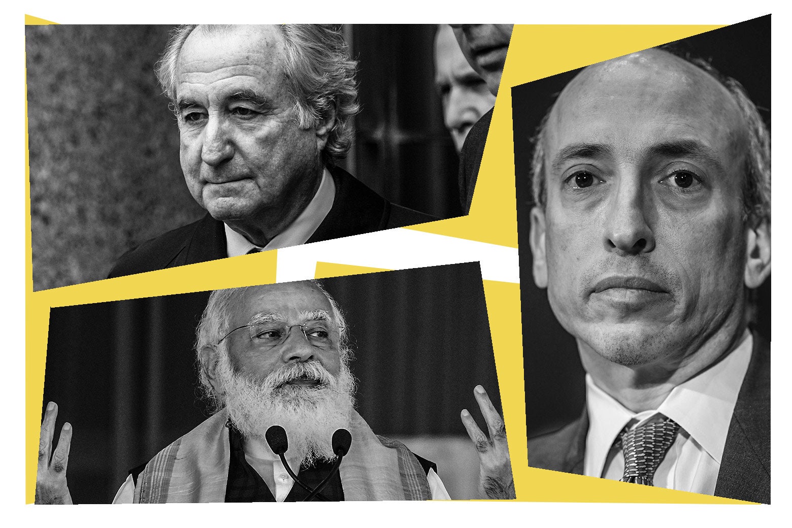 Bernie Madoff, Narendra Modi, Gary Gensler