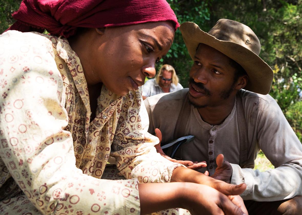 Aunjanue Ellis and Nate Parker in The Birth of a Nation.