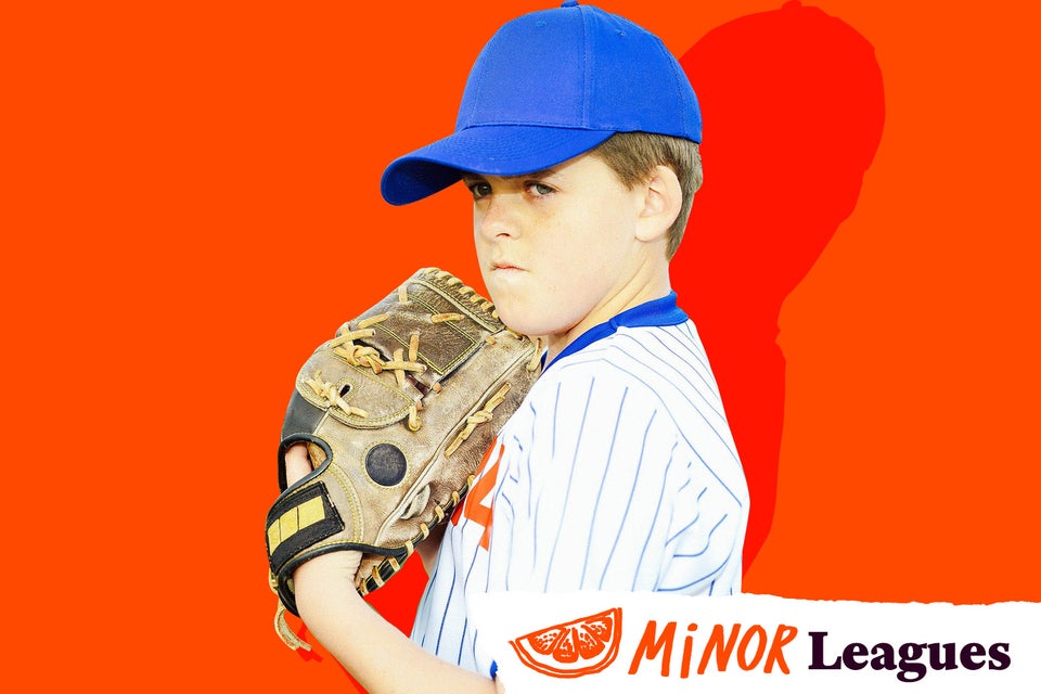 Eight years old is too young to pitch in baseball or softball.