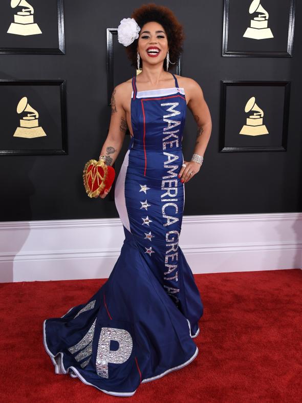 joy villa grammy dress 2017