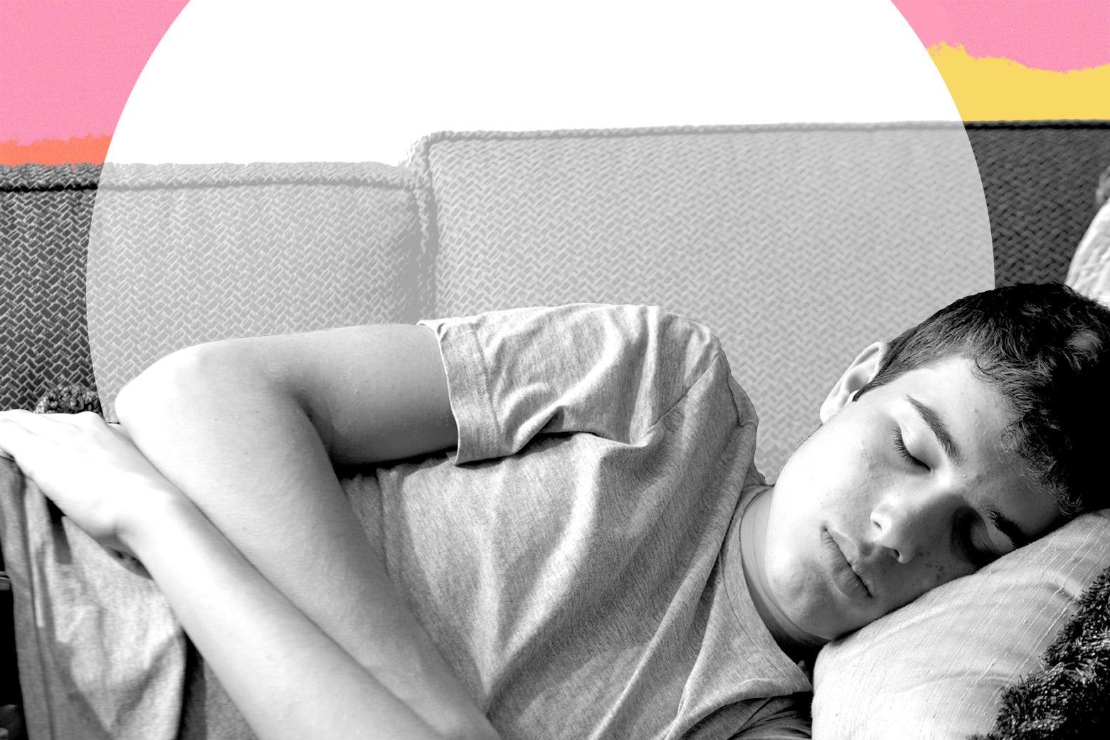 My teenage son sleeps on the couch instead of his bed, in this week’s