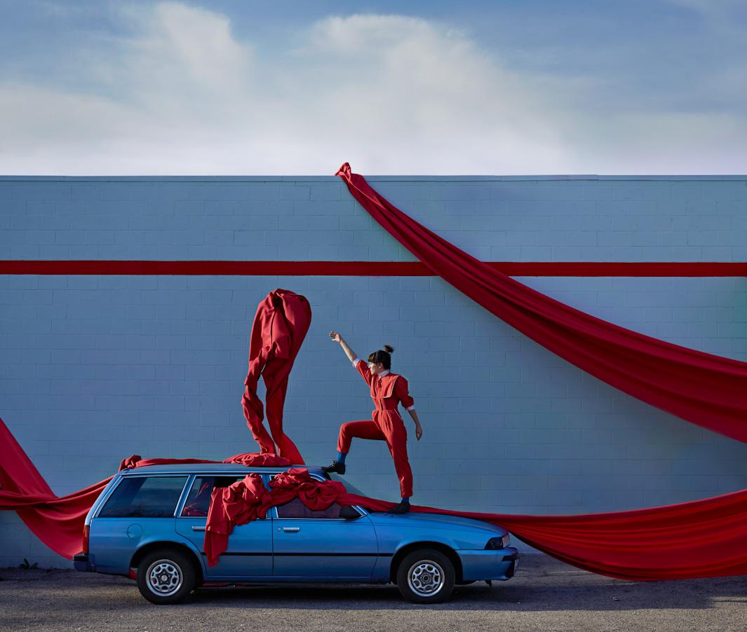 Adi Goodrich with her 1988 Chevy Cavalier Glendale, California February 2014