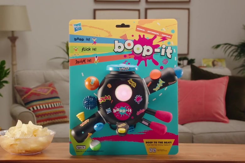 SNL BoopIt is a new game kids and their divorced dads can enjoy together!