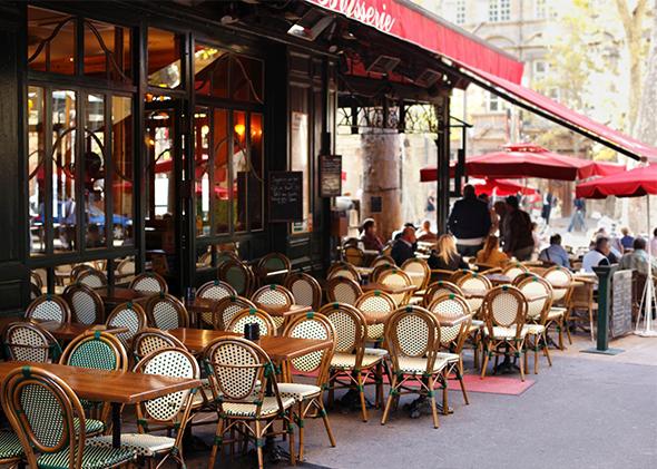 Street cafe in Paris