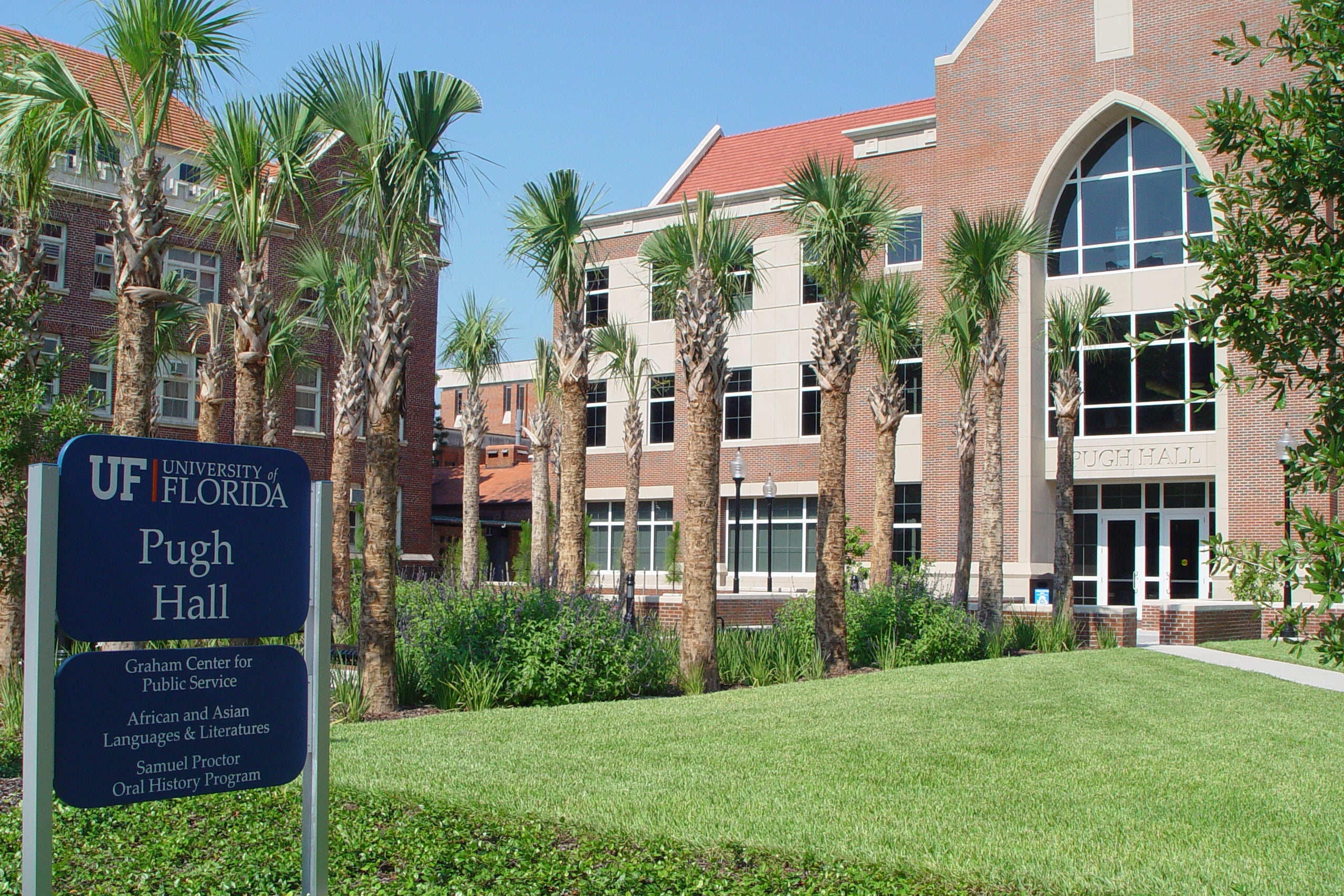 The Pugh Hall on the University of Florida campus is seen on June 19, 2008. 