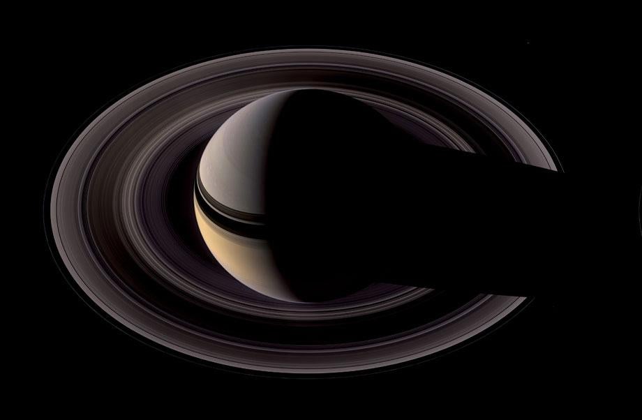 Northern View of Saturn and the Darker Side of the Rings, Cassini, May 9, 2007, 2012. Credit: NASA/JPL-Caltech/Michael Benson/Kinetikon Pictures. (c) All Rights Reserved.
