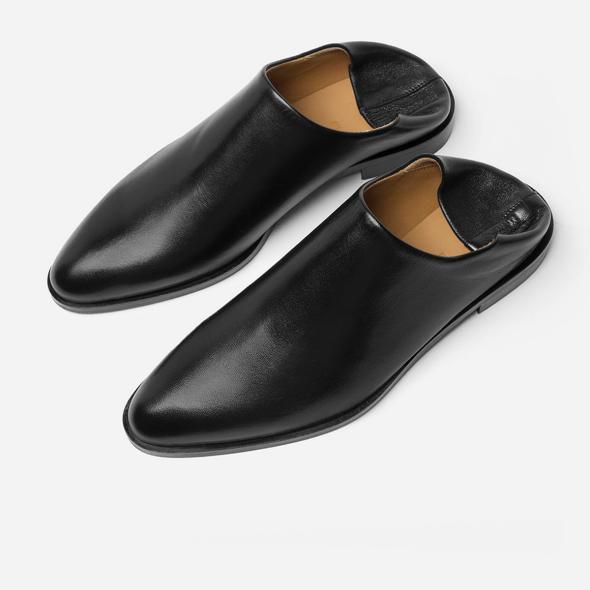 Collapsible-heel loafers, mules, and 
