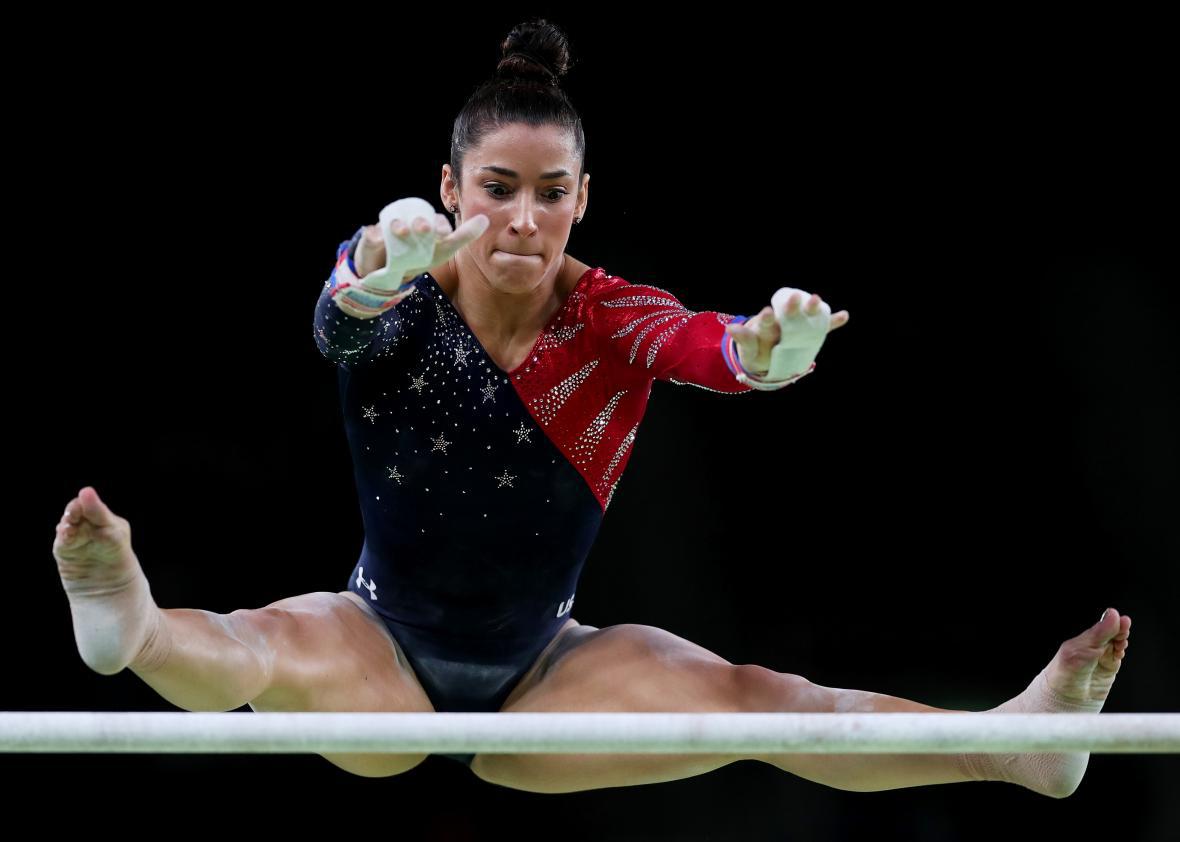 The U.S. women's gymnastics team's first 2016 Olympics leotard