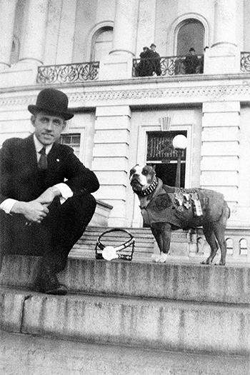 "Stubby" at the capitol in Washington, D.C.