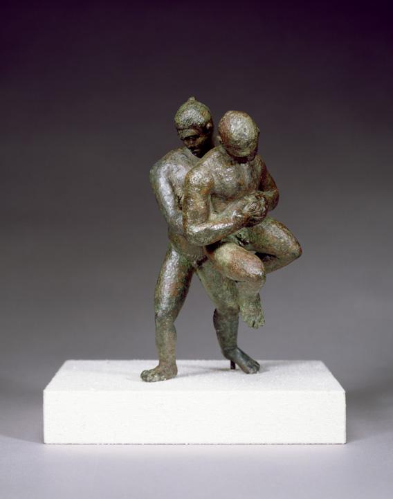 Greek Olympic Wrestlers sculpted during 2nd century AD.