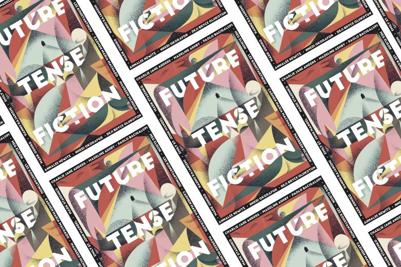 A collage of Future Tense Fiction book covers